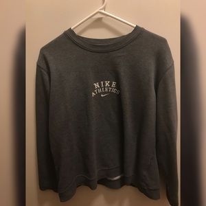 Gray Nike sweatshirt